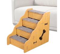 Pet Stairs Ramp - Puppy Climbing Steps For High Bed Access, Lightweight Indoor Support | Comfortable Mobility Aid For Dog, Sofa, Window, Living Room, RV, Couch, Furniture, Apartment