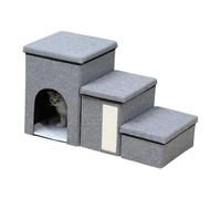 Pet Stairs Storage, Foldable Trunk Organizer, Pet Ladder Storage, Cat Stairs Storage Box, ofa Dog Cat Climb Ladder, Easy To Use, Portable for High Beds Couch Sofa