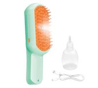 Pet Steam Brush, Cat Steam Comb for Grooming, Ergonomic Hair Removal Spray Comb, Perfect for Small, Medium, Large Kittens and Puppies, 7,09 x 2,36 x 1,85 pulgadas