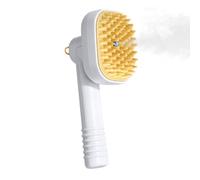 Pet Steam Brush | Massage Soft Rechargeable Silicone Bristles Comb |
