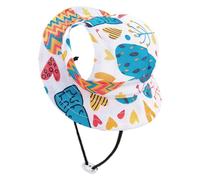 Pet Sun Hat for Cats, Blocking Round Brim with Ear Holes, 40g Protection Cap, Comfort Picnic Style, Compact Supply with Beach Use, Home Accessories for Outings, Photography, Sports, and Holiday Day