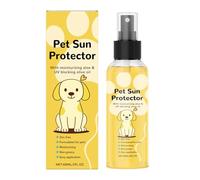 Pet Sun Protector, protector solar para perros, accesorios de verano de mascotas, fórmula no pegajosa, hidratación, 3.2x11.9 cm para el día caliente viaje en bote por carretera natación kayak senderis