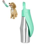 Pet Supplies 2 In 1 Dog Water Bowl with Leaf Shape For Small Medium Large Dogs | Dog Travel Water Bottle,27oz Leakproof Water Dispenser with Silicone Ring