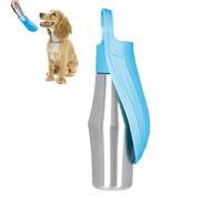 Pet Supplies 2 In 1 Dog Water Bowl with Leaf Shape For Small Medium Large Dogs | Dog Travel Water Bottle,27oz Leakproof Water Dispenser with Silicone Ring