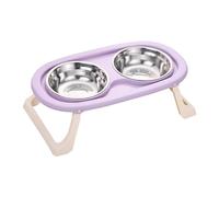 Pet Supplies - Cuenco elevado para gatos, cuencos altos para gatos, plato de agua y comida para gatos, cuencos elevados desmontables para gatos, antisalpicaduras para hospitales veterinarios, tiendas