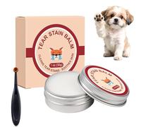 Pet Tear Stain Protection Cream & Brush Set, Pet Tear Stain Protection Cream, Tear Stain Balm for Dogs, Gentle & Effective Eye Care, Prevents Tear Stains (1pc)