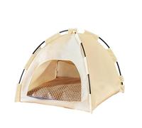 Pet Teepee Cat Tents - Easy Fence Outdoor Dogs House, 42 * 42 * 38CM Puppy Teepee Cats Bed Washable Dog Teepeee Tent For Cat, Dog
