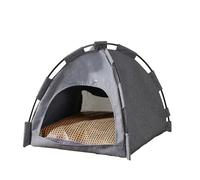 Pet Teepee Cat Tents - Easy Fence Outdoor Dogs House, 42 * 42 * 38CM Puppy Teepee Cats Bed Washable Dog Teepeee Tent For Cat, Dog