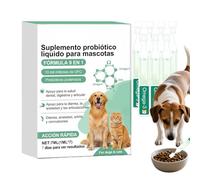 Pet Teeth Care Liquid - Orals Hygiene Water Additive for Fresh Breath | Plants Based Formula Set with Daily Mixing Use, Dentals Cleaning Support Solution for Dogs Cats Puppies Kittens Home Travel