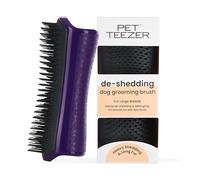 Tangle Teezer cepillo perro pelo largo morado Pet Teezer Deshedding Brush - Peine perro y gato pelo largo - peine perro pelo largo para remover pelo muerto