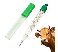 Pet Temperature Meter - Cord And Tail Clip With Stretch | Veterinary Temperature Sensor Suitable For Dogs Cats Horses Cattle Sheep Farm Livestocks