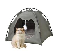 Pet Tent, Cat House, Waterproof Portable Shelter, Breathable Oxford Fabric, Indoor Outdoor Travel Use, Kitten Tent Bed, Foldable Dog Crate, 15.75x15.75x15.75 Inches