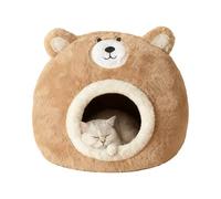 Pet Tent, Soft Cat Cave with Removable Cushion, Small House for Indoor Pets, Warm Fabric Feature, Easy Wash Function, Comfort Tool, Sleeping Accessory for Kitten Puppy Home 15.75x15.75x13.39 pulgadas