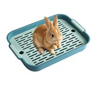Pet Toilet Tray Bunny Hamster Chinchilla Cage Litter Pan Portable