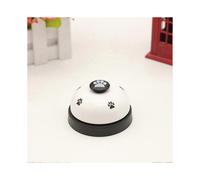 Pet Training Bells Called Dinner Interactive Pet Bell Toys for Dogs Teddy Puppy Training White and Black