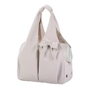 Pet Transport Pack - Portable Ventilated Nylon Tote for Road Trip | Water Resistant Shell with Internal Leash Clips & Frame for Indoor, Home, Camping and Vacation Commuting Puppy