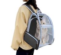 Pet Travel Backpack - 42cm Oxford Cloth PVC Mesh, Comfortable Spacious Carrier, Breathable Design | Pet Backpack Carrier for Dogs Cats Outdoor Adventures Hiking Trips Travel Use