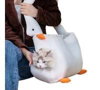 Pet Travel Backpack - Comfortable Anti Escape Carrier for Winter | Polyester Fabric with Hard Bottom, Adjustable Strap Design, Animal Shape Cat Bag, Puppy Kitten Outdoor