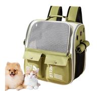 Pet Travel Carrier - Oxford Cloth 14.96x14.96x10.24 Inches | Pet Backpack Bag For Cats - Large Capacity Travel Outdoor Cat Backpack Bag For Hiking, Camping, Walking,