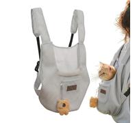 Pet Travel Carrier - Spacious Breathable Pouch, Puppy Chest Carry Backpack, Canine Front Packs | Feline Transport Pouches Padded Shoulder Satchels for Small Medium Kitten Outings Camping Walking