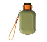 Pet Travel Water Dispenser, Portable Drinking Bottle with Built in Bowl Design, Anti Leak Hydration System Container, Outdoor Feeding Tool, Camping Walking Beach Supply for Dogs Cats 10.9x5.3x20.2cm
