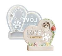 Pet Urn Mold - Hollow Pet Memorial Casting Keepsake for Resin Art | Silicone Casting Vessel with Geometric Lid & Smooth Inner Walls for Home, Mantels, Fireplaces and Shelves