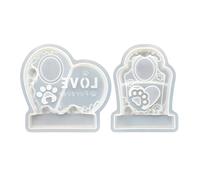 Pet Urn Silicone Mold, Hollow Memorial Casting Keepsake for Epoxy Resin, DIY Home Display on Mantel, Fireplace, Shelf, Bookcase, Table, Nightstand