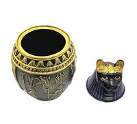 Pet Urns, Hollow for Pets, Engraved Resin Keepsake Box, Abinus God Can Memorial Coffin Container Cat Burial Sympathy Gift Funeral Remembrance Display Beloved Animal