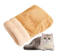 Pet Warm Nest, Cave Cave, 14,57 x 17,32 pulgadas, Soft Semi Closed Pet House, Plush Warming Cat Dog, Comfortable Sleeping Cave for Small Pets and Puppies (Multi)