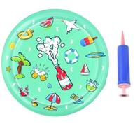 Pet Water Bed, alfombra acuática para gatos, cama para perros, juguetes frescos de verano, diseño antiarañazos, juego sensible al agua, antideslizante (carnaval de verano)