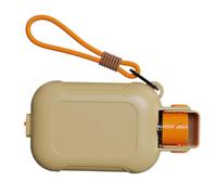 Pet Water Bottle Dispenser - 460ml Function Portable Container, Leak Resistant Drinking Cup with Easy Press System, Lightweight Outdoor Supply for Animals | Large Puppy Hiking Walking Campin