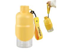 Pet Water Bottle - Leak Proof Portable Wide Sink Dispenser, Travel Drinking Bottle for Dogs with Hand Press Flow Design, Ideal for Puppy Kitten Small Medium Large Breed Camping Hiking Walking