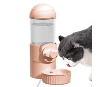 Pet Water Bowl - Heated Cat Water Bowl, Thermostatic Siphon Gerbil Drinking Supplies - Bunny Cage Drinker - For Cold Weather Animal Shelters Farm Owners Barn Kennel Cattery Hospital Sugar Glider