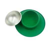 Pet Water Bowl, Non Skid Dogs, Stainless Steel Silicone Feeding, Spill Resistant Puppy Dish, Easy Clean Dog Food Bowls for Home, Travel, Kitchen, Backyard, 11.02x11.02x3.35 Inches