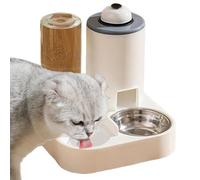 Pet Water Bowl, Puppy Food Dish, Cat Food Bowl, Pet Bowl with Bell, Small Dog Dish Detachable Cat Food and Water Bowl with Bell Pet Dish Set with Water Bottle and Food Bowl for Cats