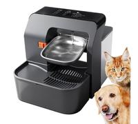 Pet Water Dispenser - 3.2L Silent Drinking Fountain for Bunny Kitten Puppy | Automatic Indoor Outdoor Waterer Dish with Continuous Flow, Easy Fill Container, Crate Cage Car Home Hydration Solution