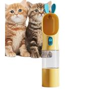 Pet Water Dispenser - Cat Water Dispenser | Dog Water Dispenser | Puppy Water Dispenser with Food Container Leak Proof Travel Dog Water Dispenser Pet Water Bottle Dispenser For Hydration & Feeding
