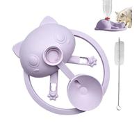 Pet Water Dispenser Station Stand,Portable Anti-Slip Base Suction Cup | Automatic Anti-Tipping Pet Supplies - for Cat Dog Other Animals, Living Room Car Ride Park Outing