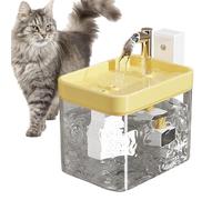 Pet Water Fountain, 1.5l Cat Water Dispenser, 6.3x4.53x4.72 Inch, Automatic Dispenser Dogs, Silent Pump Filtered, Easy to Clean, Ideal for Indoor & Outdoor Use (Multicolor)