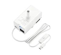 Pet Water Fountain Pump - Submersible Ultra Quiet Waterproof 5V | Replacement Fountain Pump With Light - For Dog Puppy Kitten Pet Store Dormitory Home