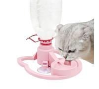 Pet Water Fountain Stand - Automatic Cat Bowl Holder Rack, Anti-Tipping Pet Feeder with Suction Base, Filter-Free Design | Portable Fountain Stand for Puppy, Kitten, Small Medium Large Breed, Home