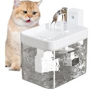 Pet Water Fountain with Filter | Quiet Pet Drinking Station | Indoor Cat Water Fountain, Cat Hydration Solutions, Pet Fountain with Silent Pump, Cat and Dog Water Dispenser, Cat Water Feature