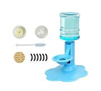 Pet Water Station Automatic Refill Dispenser Elevated Bottle Drinking Stand | Hands-Free Hydration Setup for Cats and Dogs With Convenient Water Access at Home