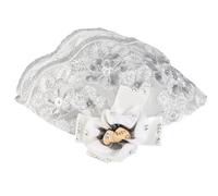 Pet Wedding Velo Tocado de Flor de Perro, Diamond Bow Velo Clip Accesorio de Perros Pet, Elegante Hilo Velo para pequeños Perros medianos Decoración de la Fiesta de Bodas de