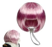 Pet Wigs For Dogs Realistic Adjustable Funny Pet Costume Hair with Elastic