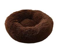pet wiz Cama de Dona Suave y calmante Perros y Gatos - Alivio de la ansiedad - 50 cm, 80 cm, 100 cm - 6 Colores Disponibles (100 cm, café)