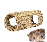 Pet Woven Tunnel Hideaway, Spacious Indoor Nest to Small Animals, Handwoven Activity Hut for Hamsters, Guinea Pigs, Chinchillas Brings Charm Towards Any Little Animal Setup