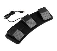PETA PETAL PIT, FS23-PM, Pedal de Interruptor de Pie Triple USB, Personalice el Atajo Pedal del Pie del Pie, Pedal de Teclado Mecánico, para la Adquisición de Imágenes de la