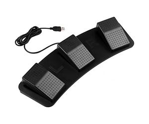 PETA PETAL PIT, FS23-PM, Pedal de Interruptor de Pie Triple USB, Personalice el Atajo Pedal del Pie del Pie, Pedal de Teclado Mecánico, para la Adquisición de Imágenes de la