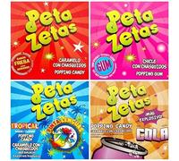 Peta Zetas Pack Personalizable (Fresa, Gum, Pintalenguas y Cola sobres de 7 g) en caja regalo atracom.es